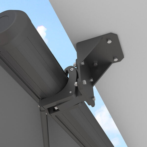 Deckenhalterung für Markisen Grau (ähnlich RAL 7012)