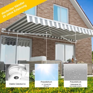 5x2m inkl. Wetterschutzhülle