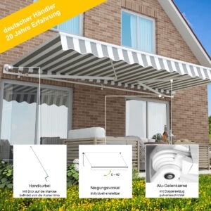 5x2m inkl. Wetterschutzhülle