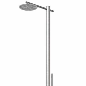 Designer Gartendusche aus V4A / 316 Edelstahl Modell "LANIKAI"