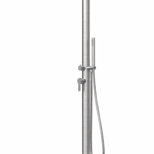 Designer Gartendusche aus V4A / 316 Edelstahl Modell "LANIKAI"