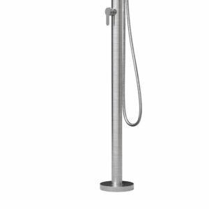 Designer Gartendusche aus V4A / 316 Edelstahl Modell "LANIKAI"