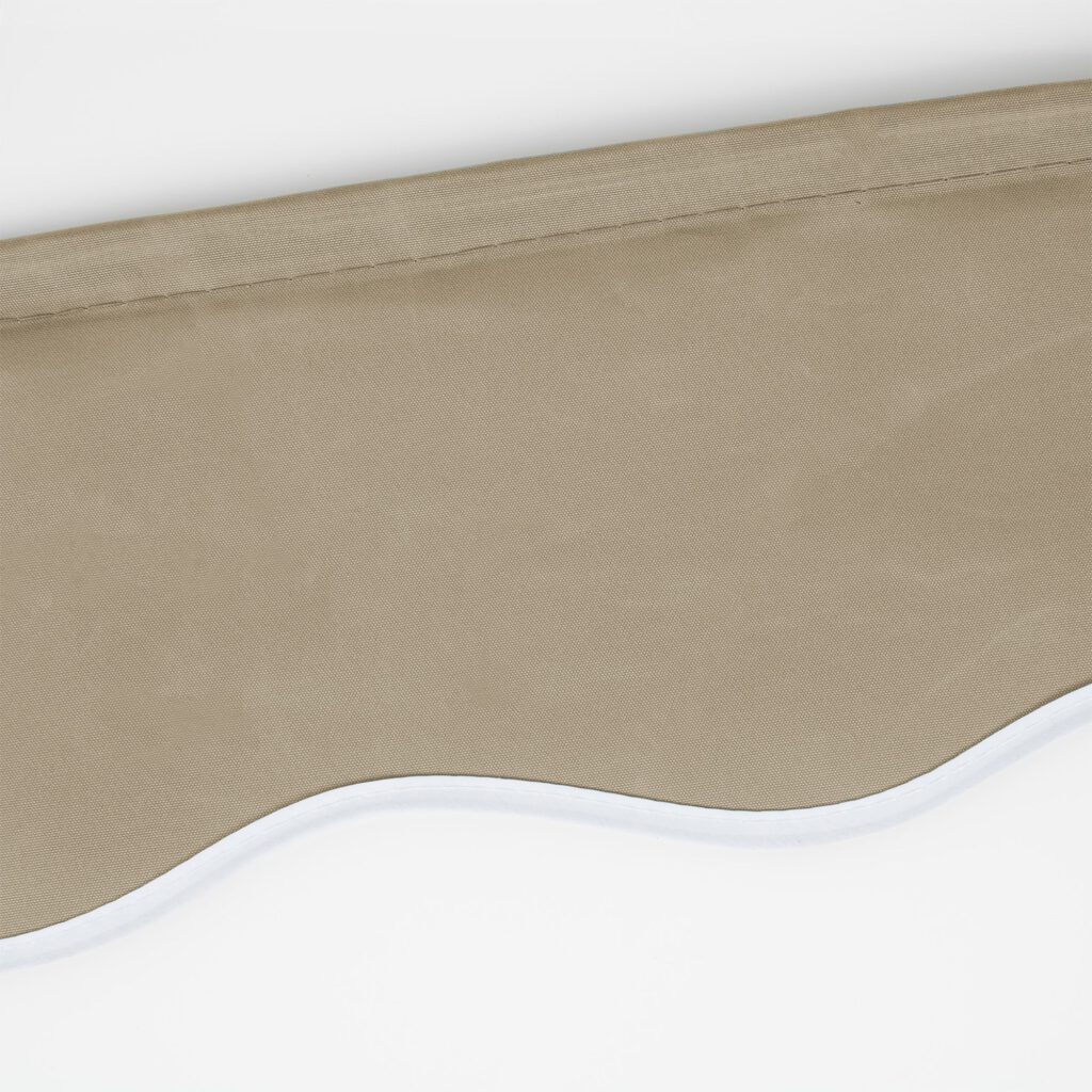 Hochwertiges Markisentuch und Volantstoff aus Polyacryl inklusive Keder