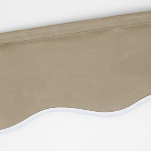 Hochwertiges Markisentuch und Volantstoff aus Polyacryl inklusive Keder