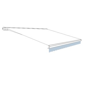 Hochwertiger Volantstoff aus Polyacryl inkl. Keder