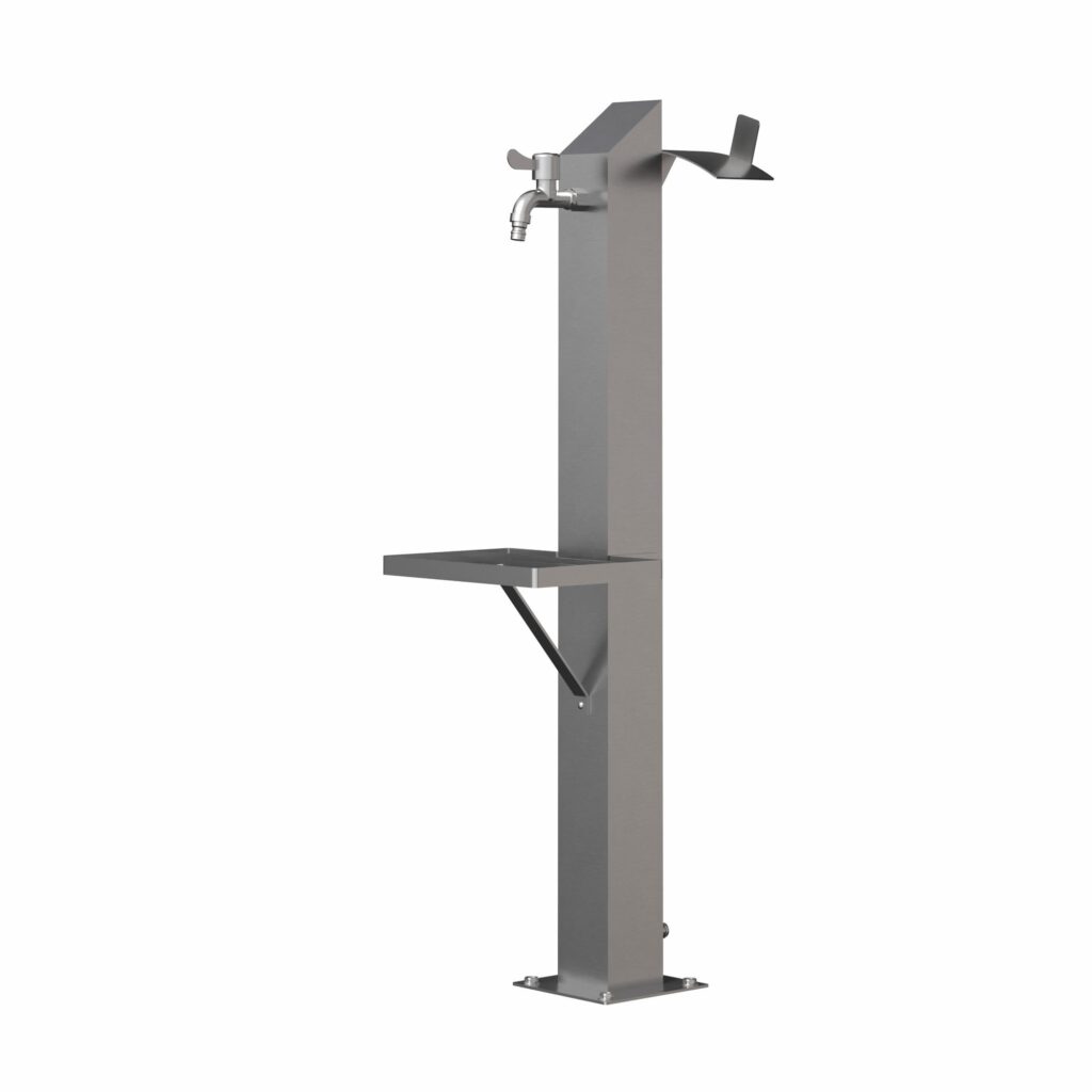 Wasserzapfsäule V4A / 316 Edelstahl Modell "LEILANI"