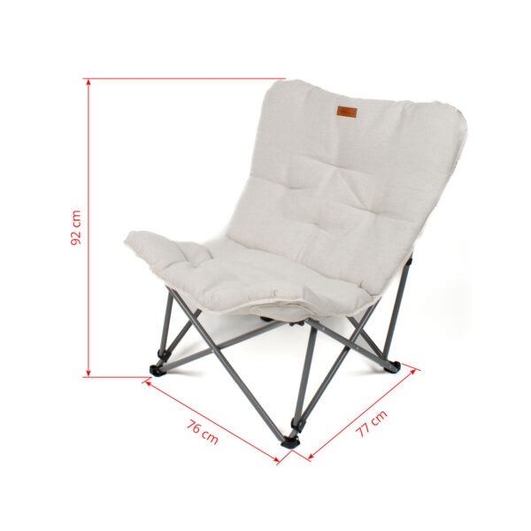 Campingstuhl und Hocker im Set