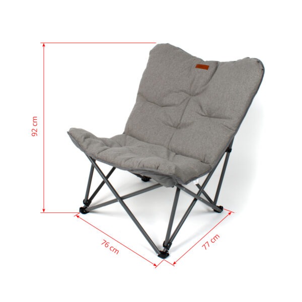 Campingstuhl und Hocker im Set