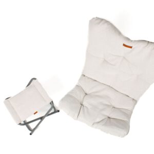 Campingstuhl und Hocker im Set – Bild 10