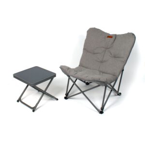 Campingstuhl und Hocker im Set – Bild 17