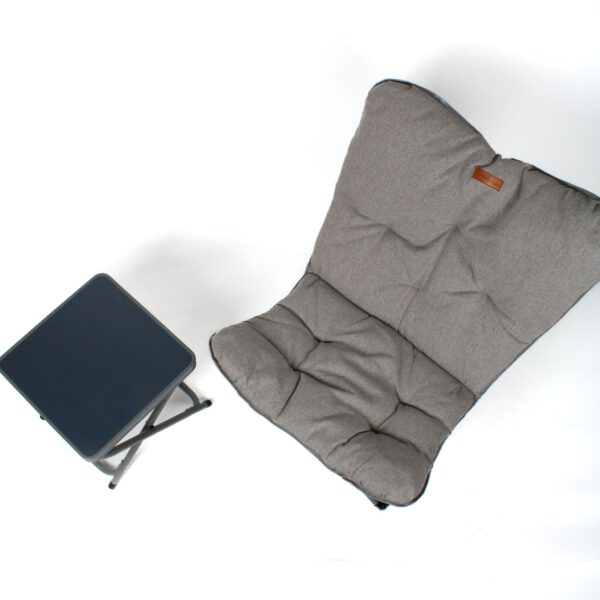 Campingstuhl und Hocker im Set