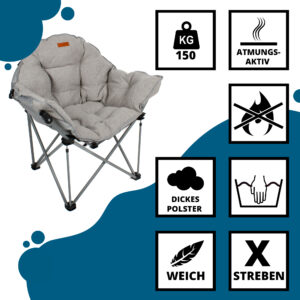 Campingstuhl "ATLAS" mit Transporttasche