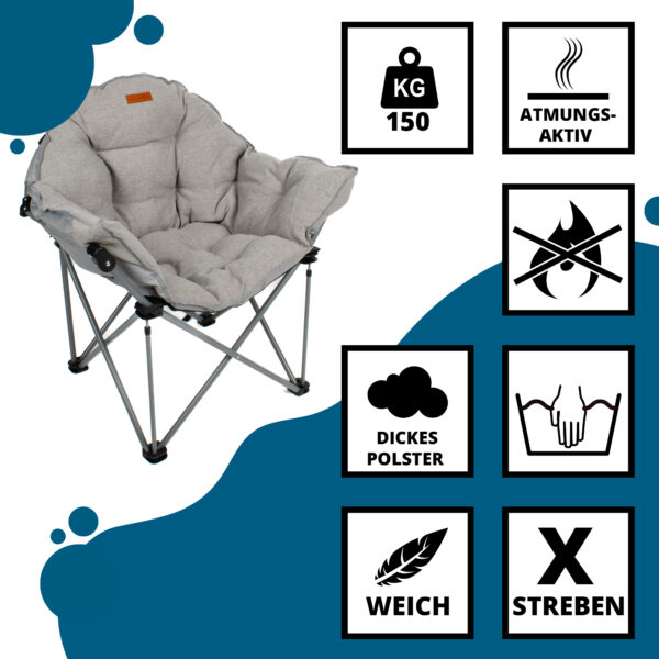 Campingstuhl "ATLAS" mit Transporttasche
