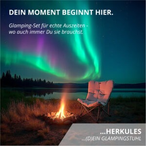 Campingstuhl "HERKULES" mit Transporttasche