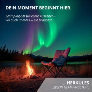 Campingstuhl "HERKULES" mit Transporttasche