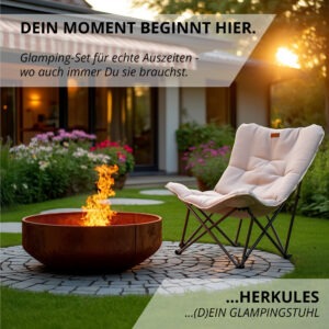 Campingstuhl "HERKULES" mit Transporttasche