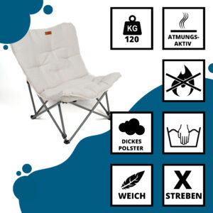 Campingstuhl "HERKULES" mit Transporttasche