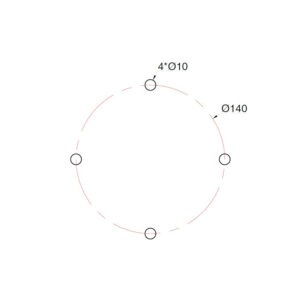 Designer Gartendusche aus V4A / 316 Edelstahl Modell "HAWAII"