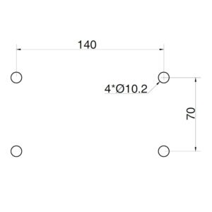 Designer Gartendusche aus V4A / 316 Edelstahl Modell "MELE"