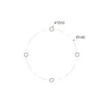 Designer Gartendusche aus V4A / 316 Edelstahl Modell "NALU"