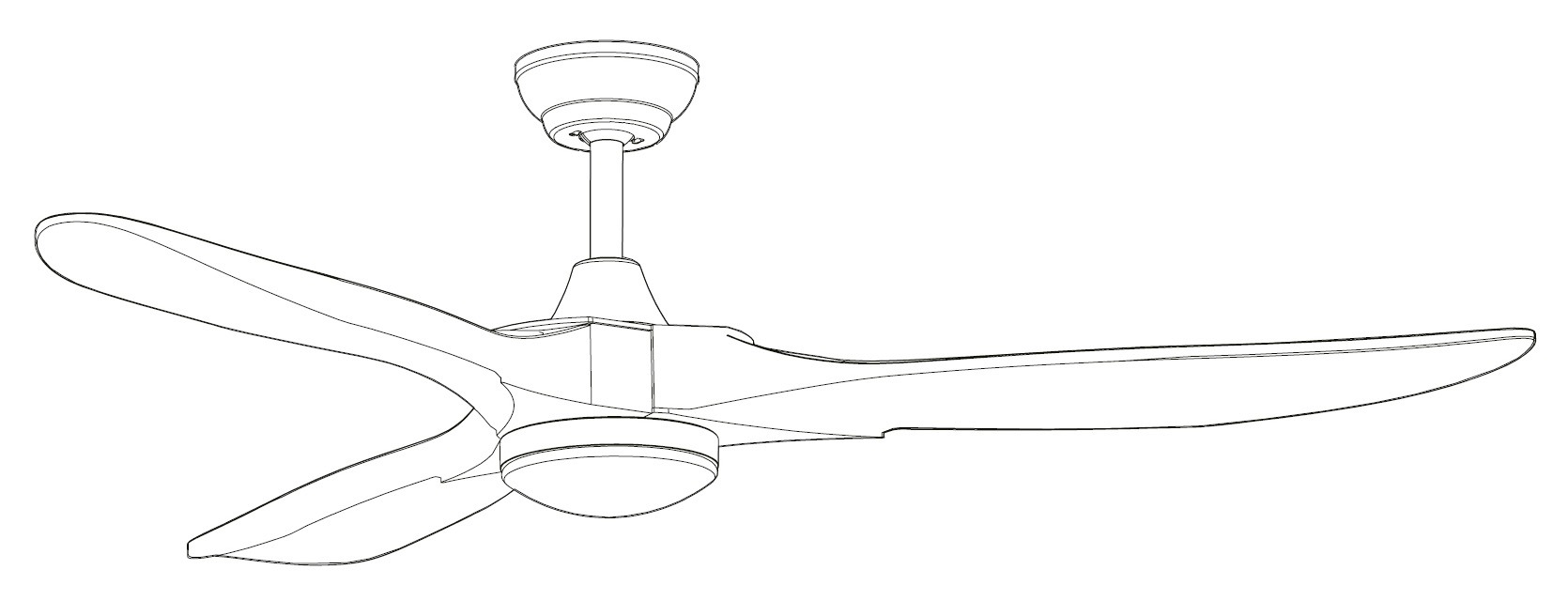 Deckenventilator mit Beleuchtung Modell Fanora