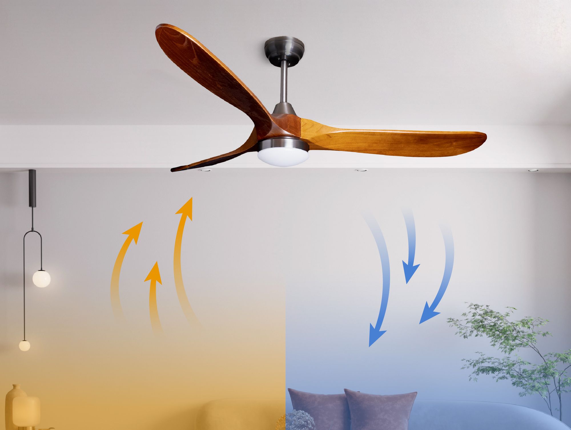 Deckenventilator mit Beleuchtung Modell Fanora