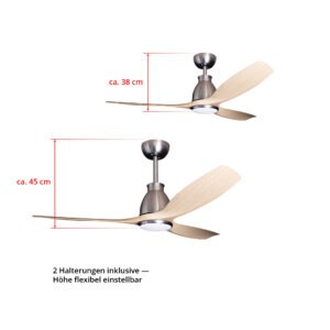 Deckenventilator mit Beleuchtung Modell Veya