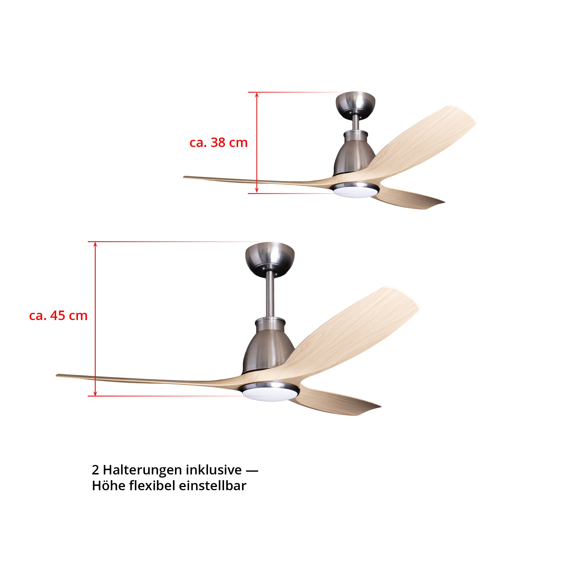 Deckenventilator mit Beleuchtung Modell Veya
