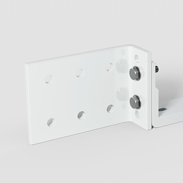 Eclipse Komplettset Dachsparrenhalter und Deckenhalter für Gelenkarmmarkisen und Halbkassettenmarkise zur Befestigung an Dachsparren Weiß