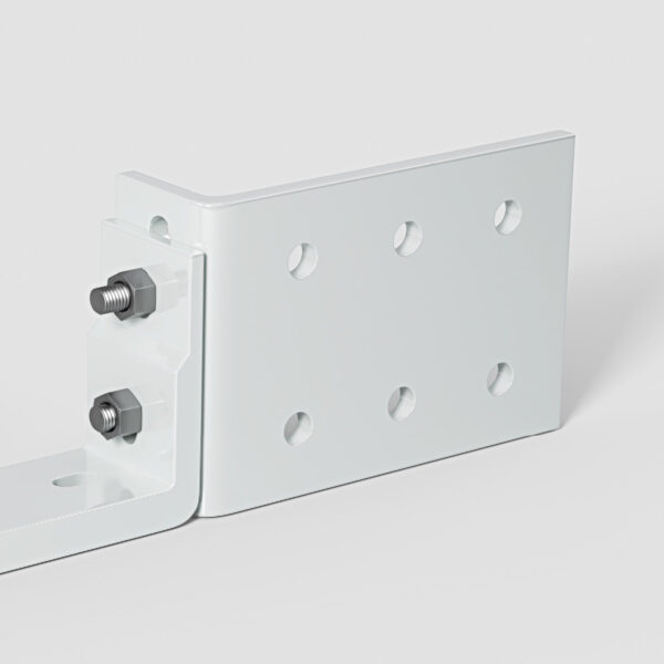 Eclipse Komplettset Dachsparrenhalter und Deckenhalter für Gelenkarmmarkisen und Halbkassettenmarkise zur Befestigung an Dachsparren Weiß