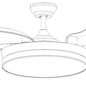 Deckenventilator mit Beleuchtung
