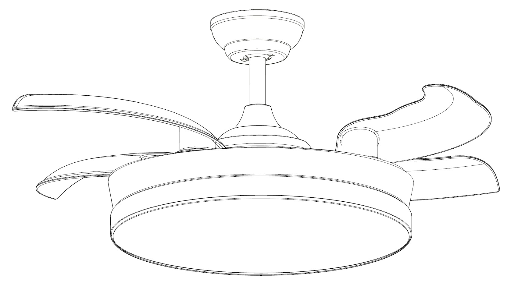 Deckenventilator mit Beleuchtung