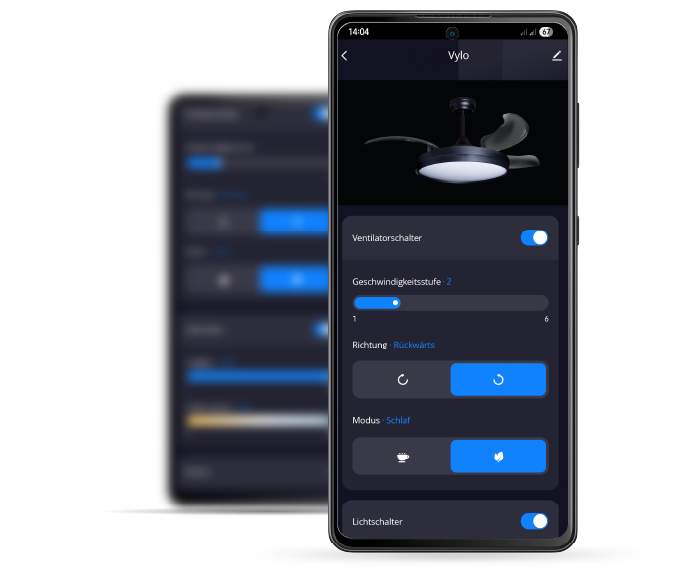Deckenventilator mit Beleuchtung