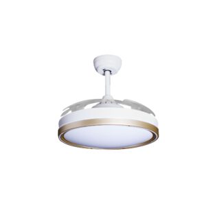 Deckenventilator mit Beleuchtung – weiße Basis, modernes Design & LED-Licht – Bild 57