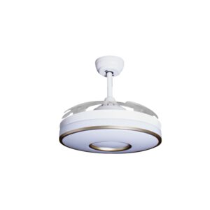 Deckenventilator mit Beleuchtung – weiße Basis, modernes Design & LED-Licht – Bild 58