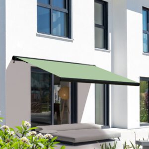 Markise elektrische Premium Kassettenmarkise Gelenkarm Vollkassettenmarkise anthrazit Kassette (Ähnlich RAL 7016)