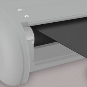 Markise elektrische Premium Kassettenmarkise Gelenkarm Vollkassettenmarkise weiße Kassette (entspricht RAL 9010)