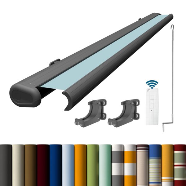 markise-elektrische-premium-kassettenmarkise-gelenkarm-vollkassettenmarkise-basaltgraue-kassette-aehnlich-ral-7012.jpg Markise elektrische Premium Kassettenmarkise Gelenkarm Vollkassettenmarkise basaltgraue Kassette (Ähnlich RAL 7012)