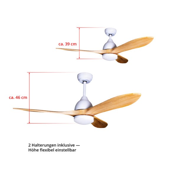 Deckenventilator mit Beleuchtung Modell Airora