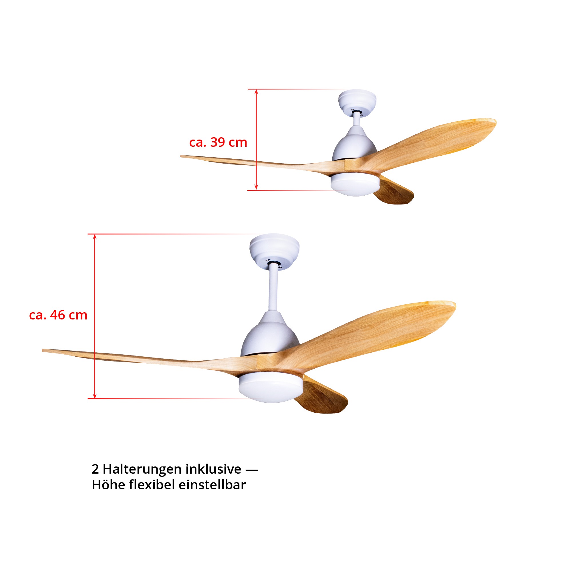 Deckenventilator mit Beleuchtung Modell Airora