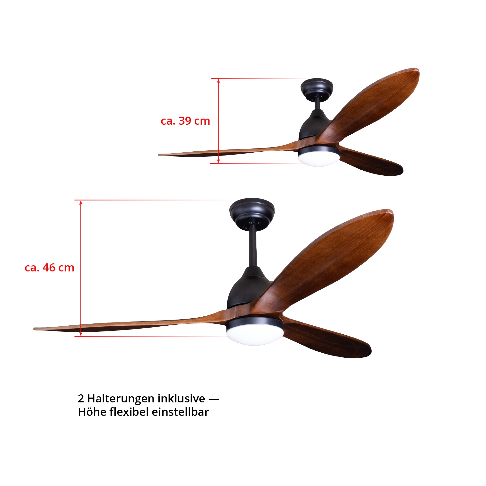 Deckenventilator mit Beleuchtung Modell Ventro XL