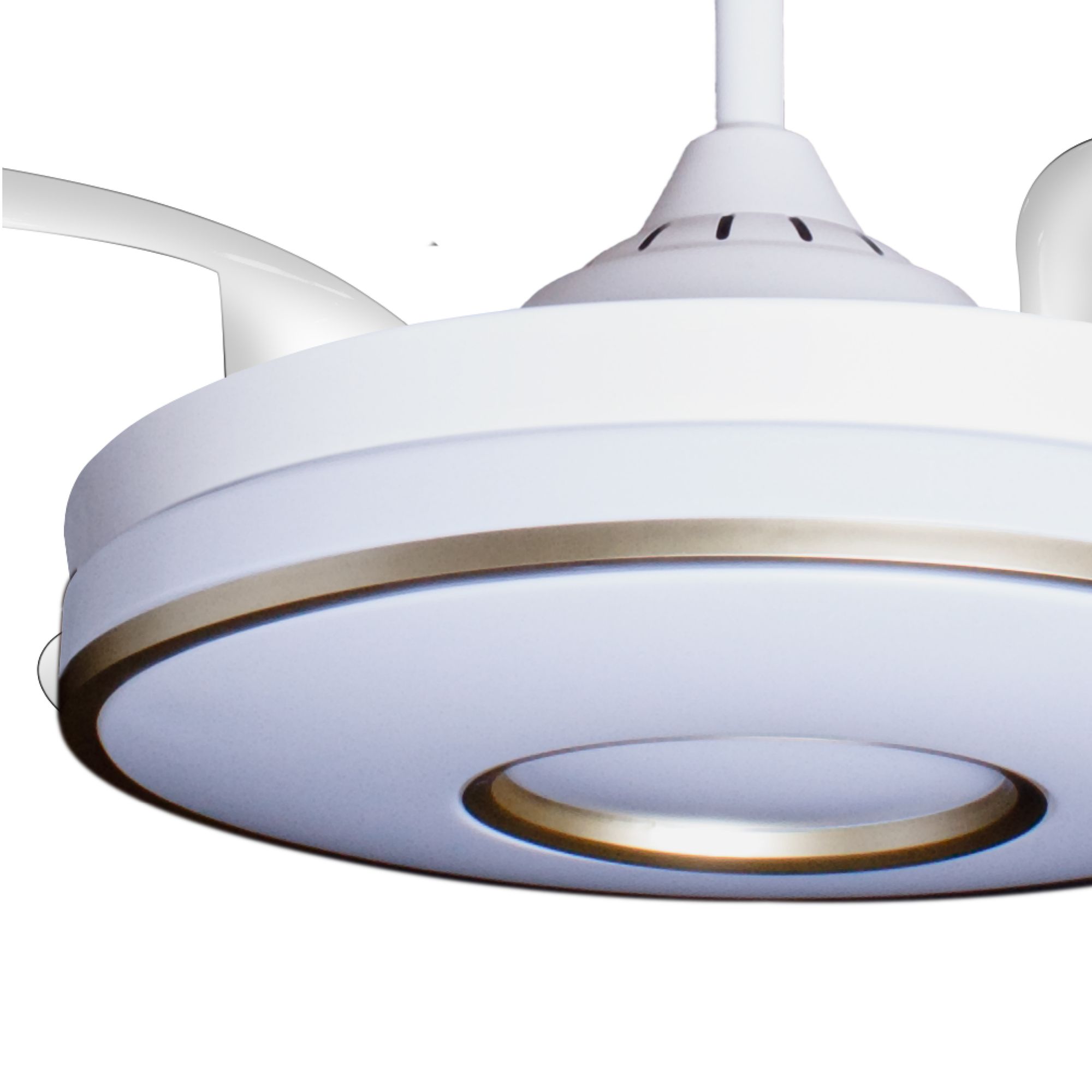 Deckenventilator mit Beleuchtung – weiße Basis, modernes Design & LED-Licht – Bild 19