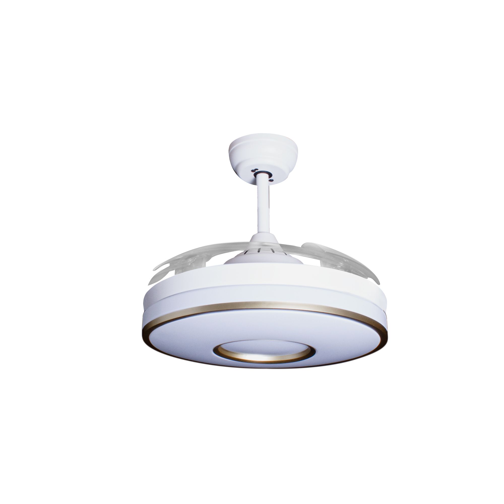 Deckenventilator mit Beleuchtung – weiße Basis, modernes Design & LED-Licht – Bild 57