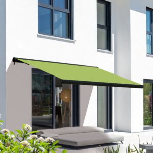 Markise elektrische Premium Kassettenmarkise Gelenkarm Vollkassettenmarkise anthrazit Kassette (Ähnlich RAL 7016)