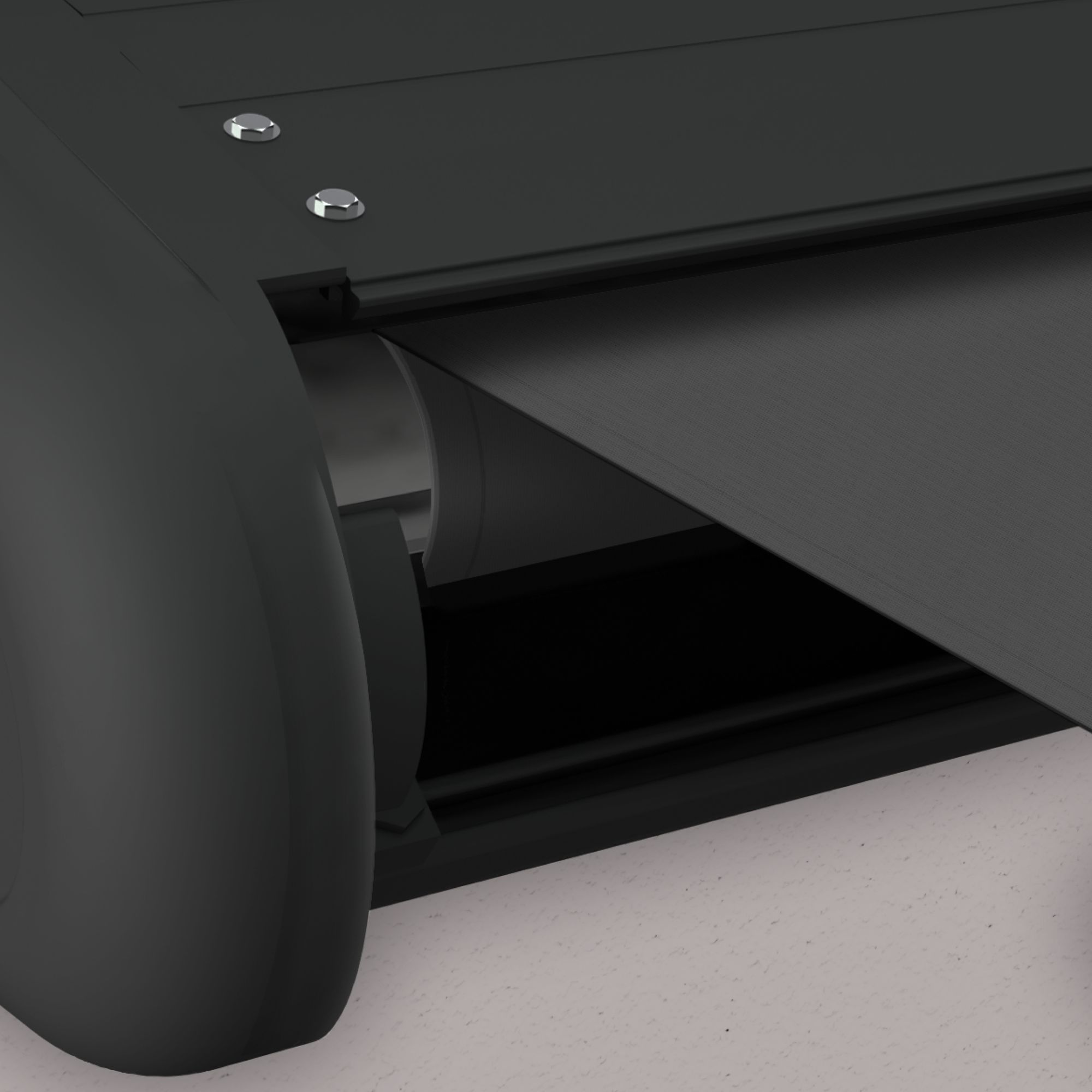 Markise elektrische Premium Kassettenmarkise Gelenkarm Vollkassettenmarkise anthrazit Kassette (Ähnlich RAL 7016)