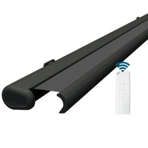Markise elektrische Premium Kassettenmarkise Gelenkarm Vollkassettenmarkise anthrazit Kassette (Ähnlich RAL 7016)
