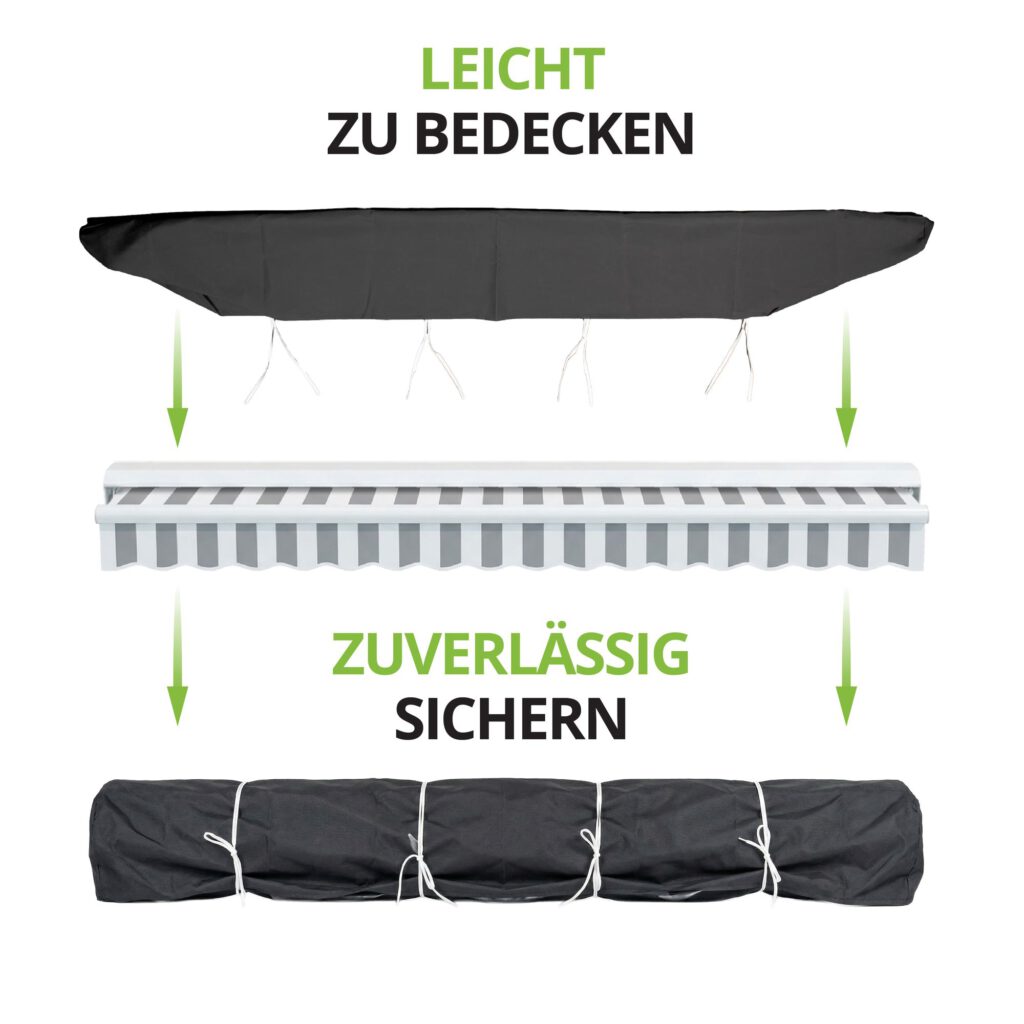 Halbkasetten- und Gelenkarmmarkise