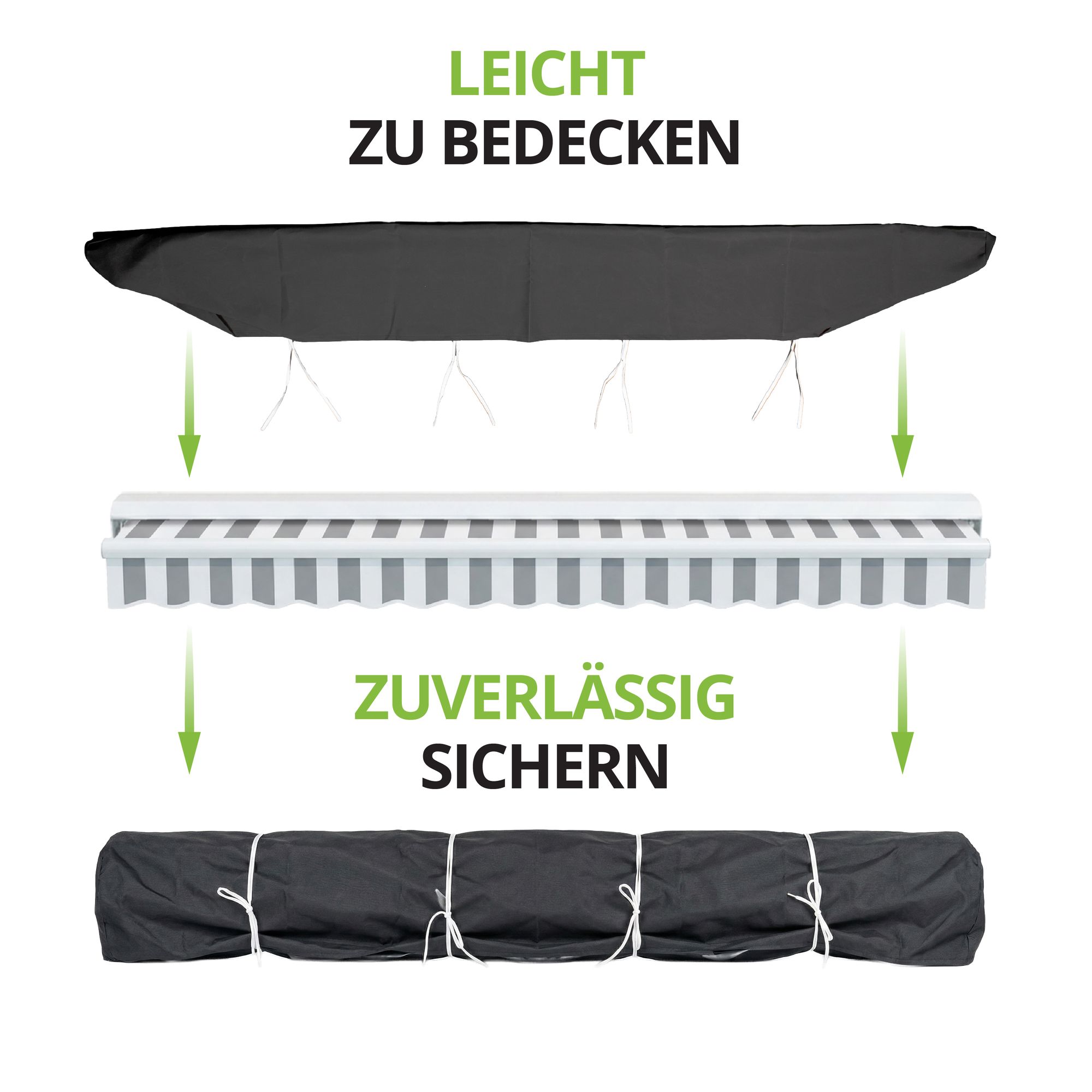 Halbkasetten- und Gelenkarmmarkise