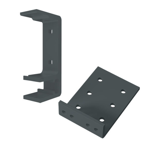 Dachsparrenmontage Set fuer Halbkassettenmarkisen 4 5m 5m Basaltgrau 60999 Dachsparrenmontage Set fuer Halbkassettenmarkisen 2m 4m Basaltgrau 60978 Eclipse Komplettset Dachsparrenhalter u