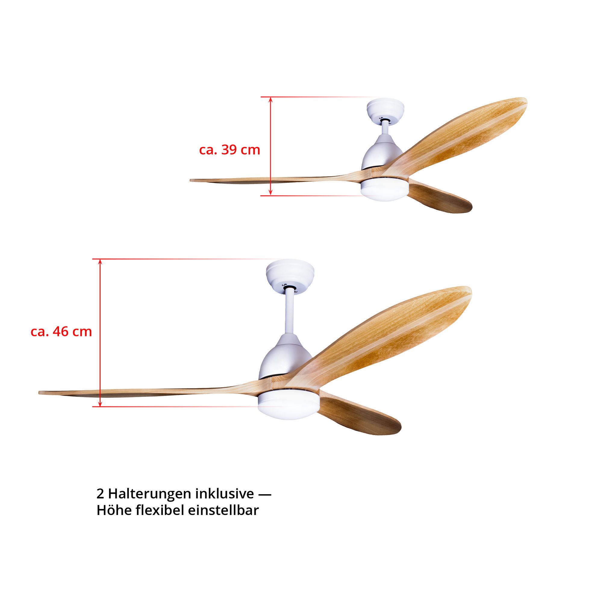 Deckenventilator mit Beleuchtung Modell Airora XL